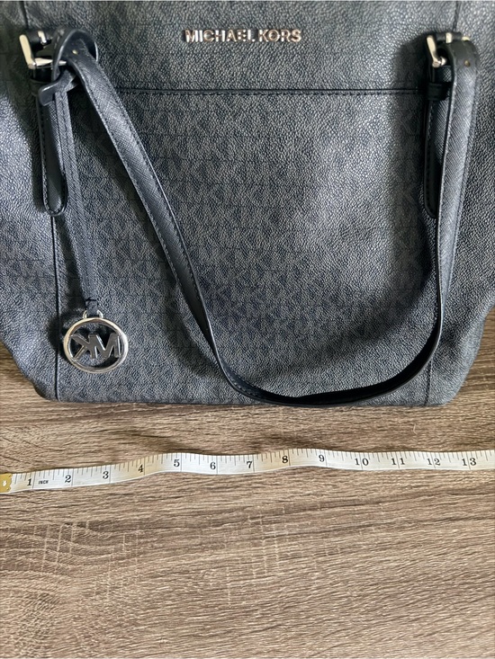 Michael Kors Purse Black Logo Tote Bag